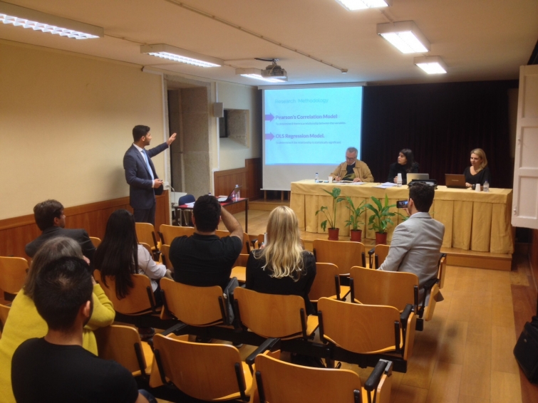 Anas defending his thesis. 