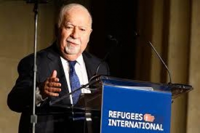 Vartan Gregorian speaking at Refugees International&rsquo;s 40th Anniversary Dinner, April 30, 2019 