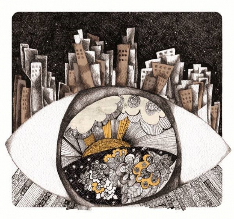 Gulnar Hajo for Art From Exile 1st Exhibition held in Ankara